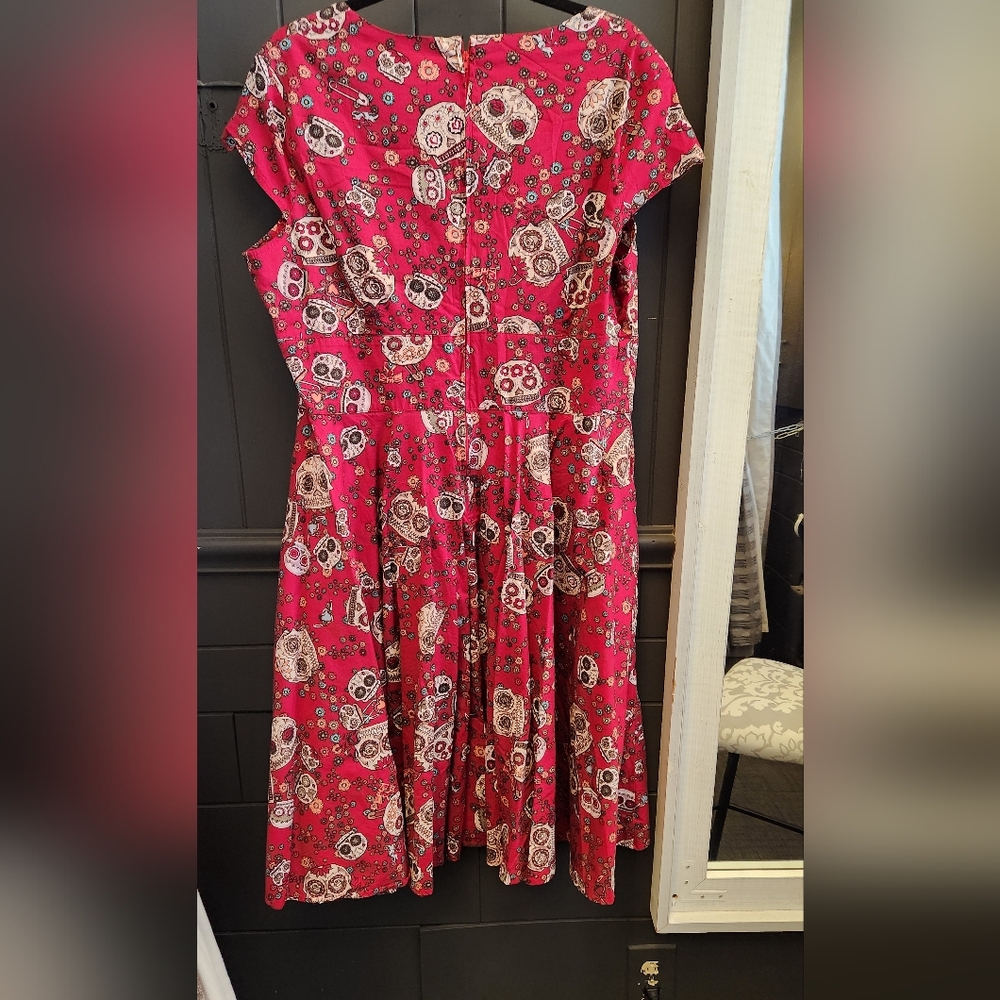 Hell Bunny Sugar Skulls Dress - Picture 9 of 9